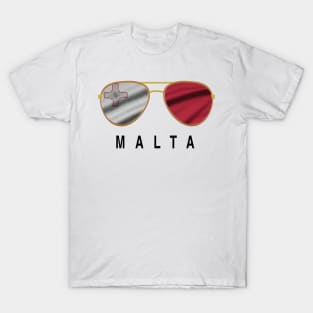 Malta Sunglasses, Malta Flag, Malta gift ,   Maltese , T-Shirt